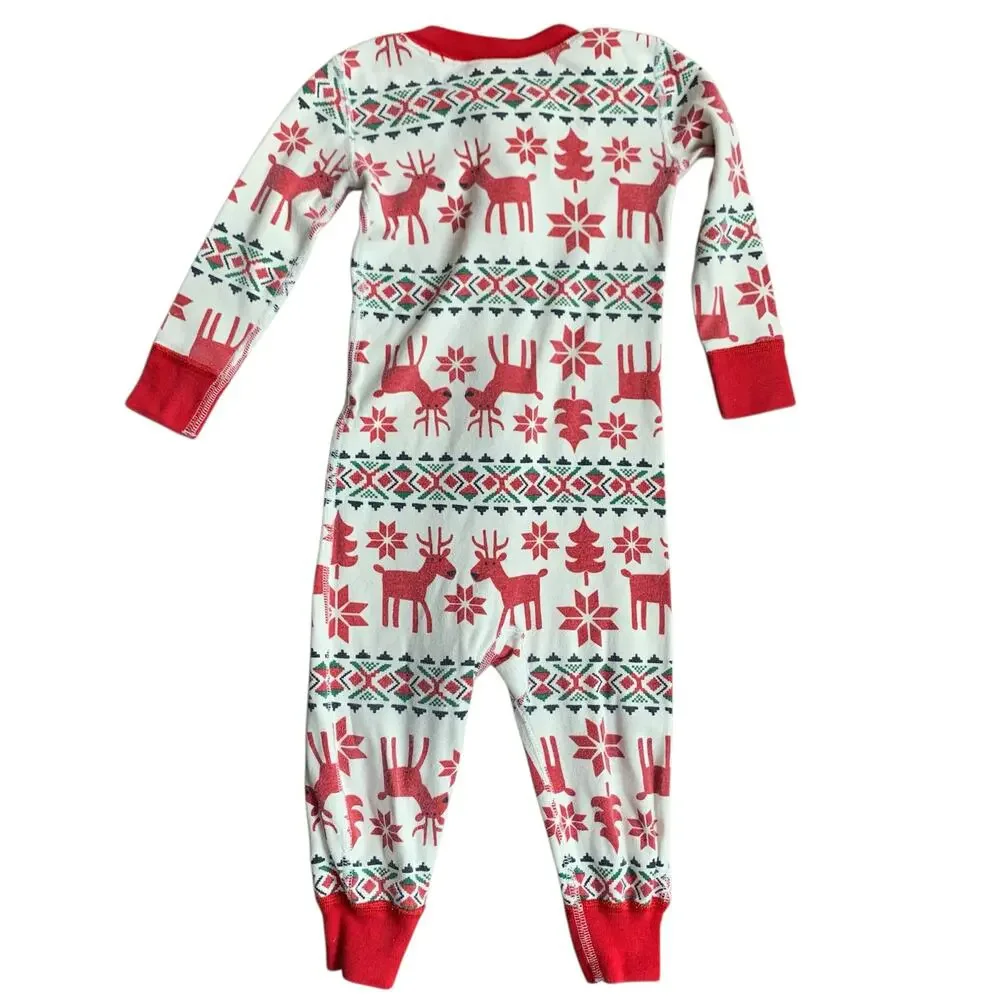 Hanna Andersson Dear Deer Baby Zip Sleeper 2T